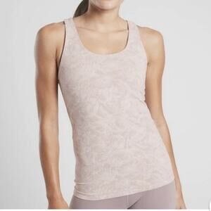Athleta Scoop Neck Tank Top Small Light Purple Pink Workout Yoga Activewear